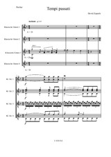 Tempi passati - Original composition for guitar quartet